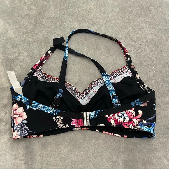 New! Seafolly water garden floral DD cup bralette bikini top 21595 - Picture 6 of 10
